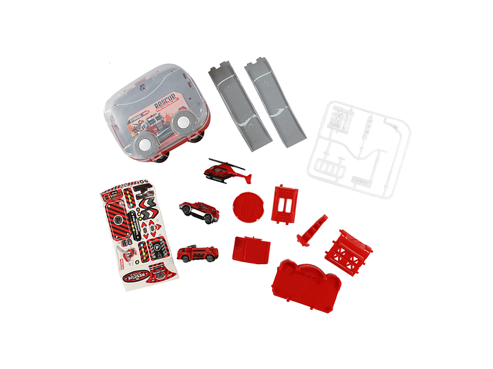 Juguete Estación Bomberos 2 en 1 con Vehículos DBG1708 3
