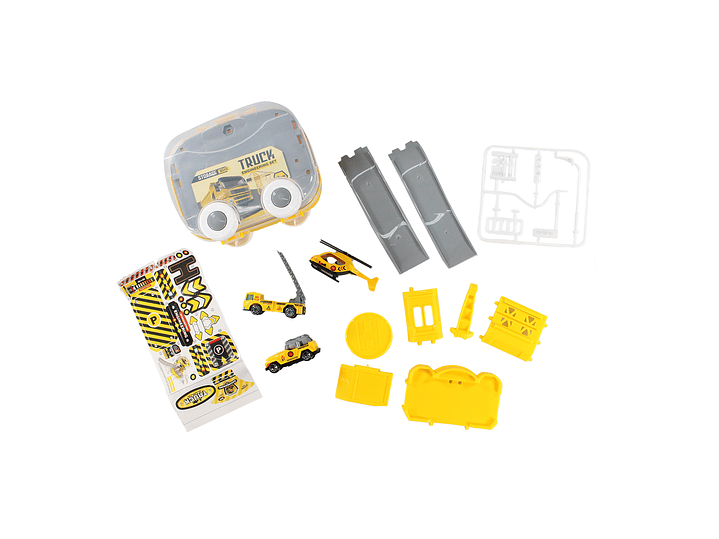 Juguete Estación Construcción 2 en 1 con Vehículos DBG1707 4