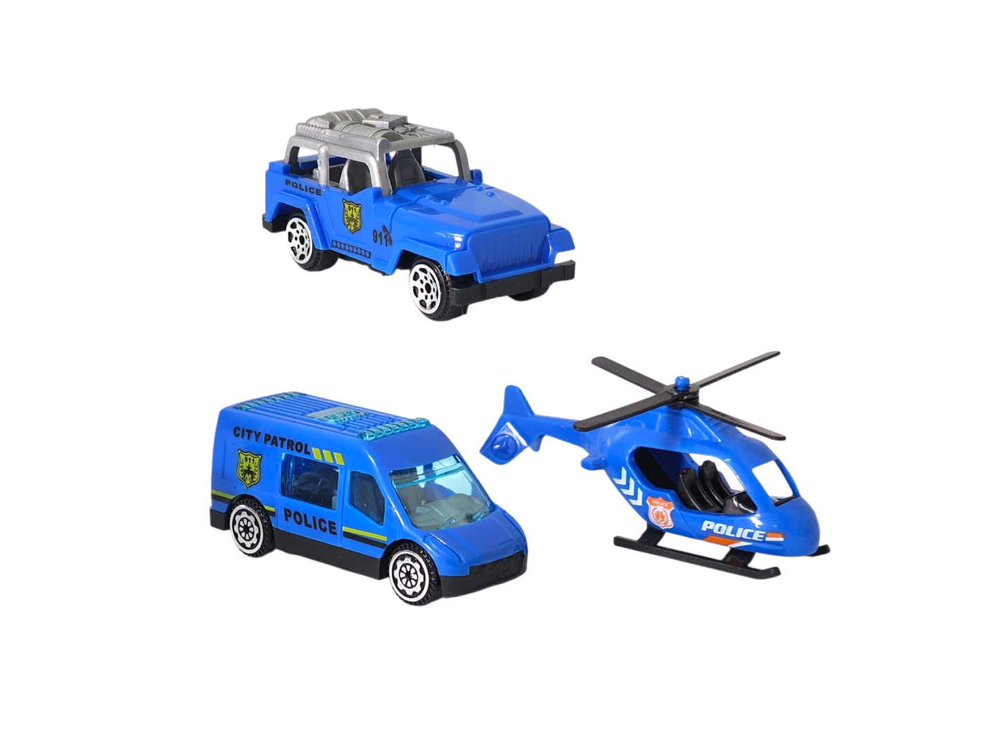 Juguete Mini Estación Policía 2 en 1 con Vehículos DBG1706 6