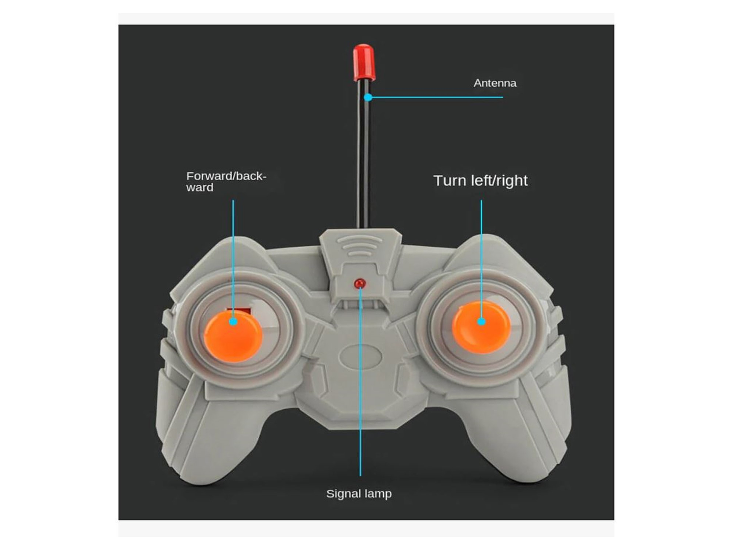 Auto Todoterreno 4x4 Control Remoto Luces Esc 1:20 DBG1622G 4