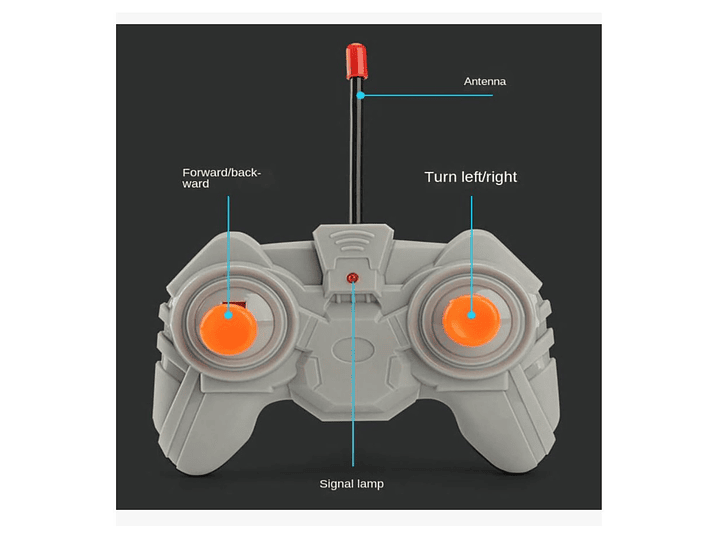 Auto Todoterreno 4x4 Control Remoto Luces Esc 1:20 DBG1622G 4