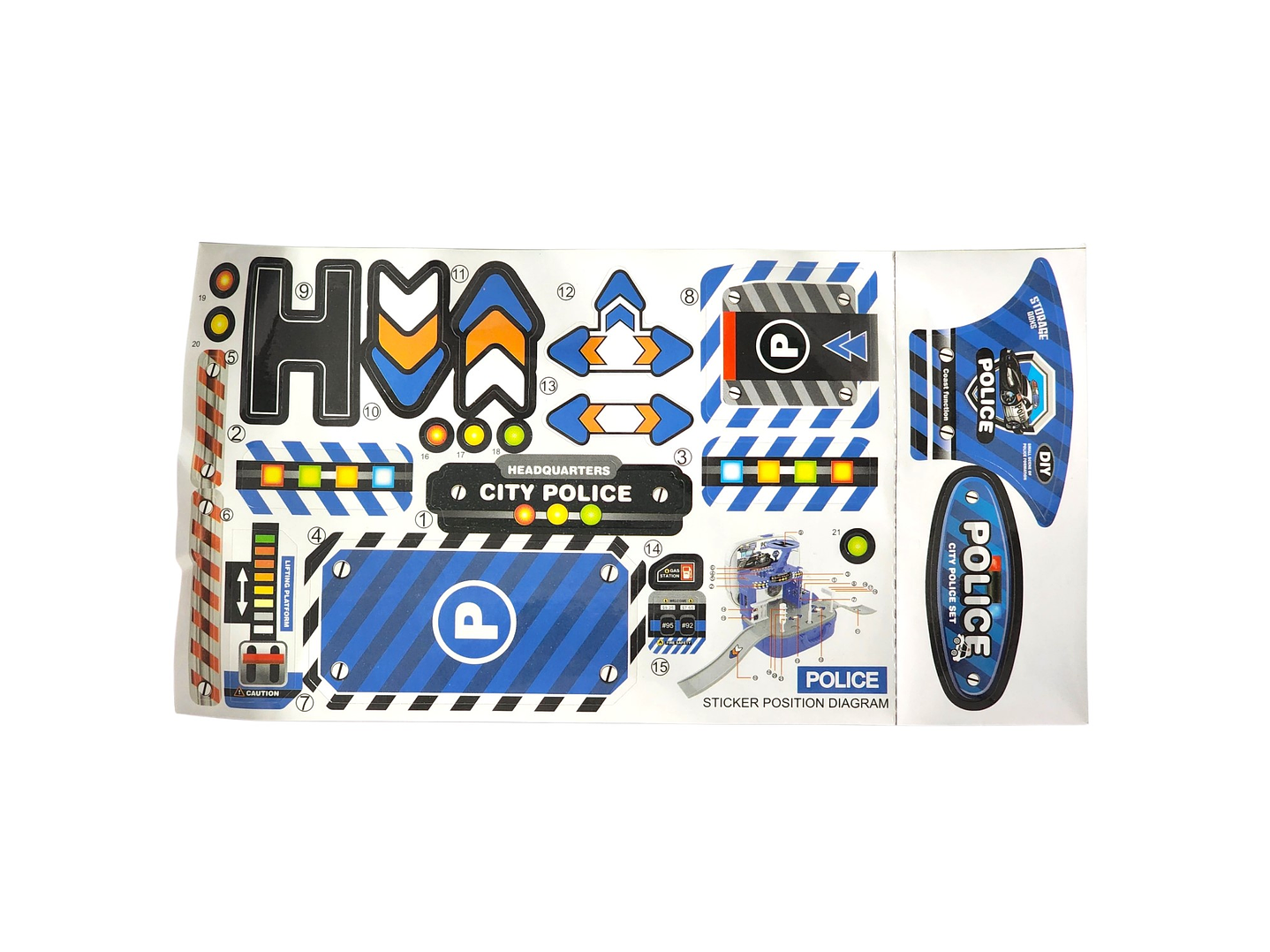 Juguete Mini Estación Policía 2 en 1 con Vehículos DBG1706 7