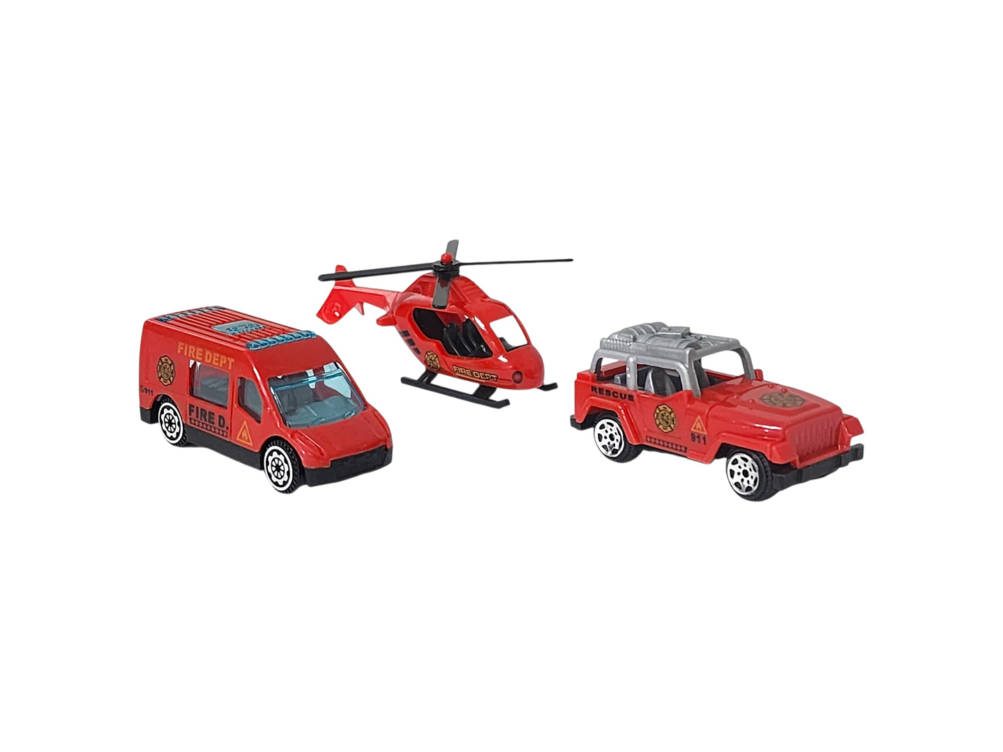 Juguete Estación Bomberos 2 en 1 con Vehículos DBG1708 5