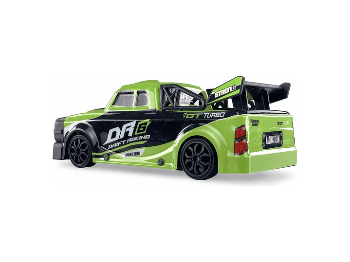 Auto Control Remoto Drift 4 Canales Luces Led DBG1599G Verde 4