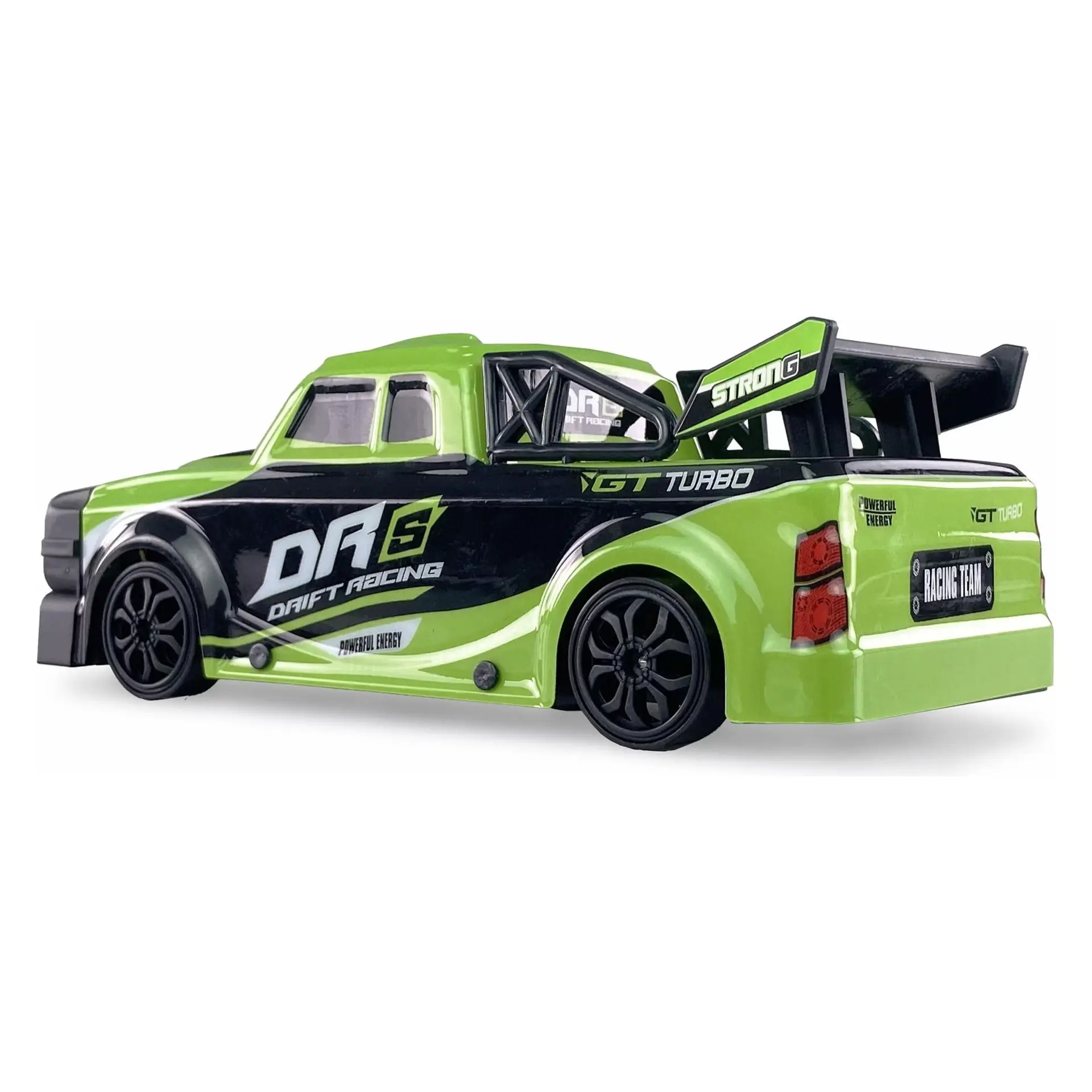 Auto Control Remoto Drift 4 Canales Luces Led DBG1599G Verde 4