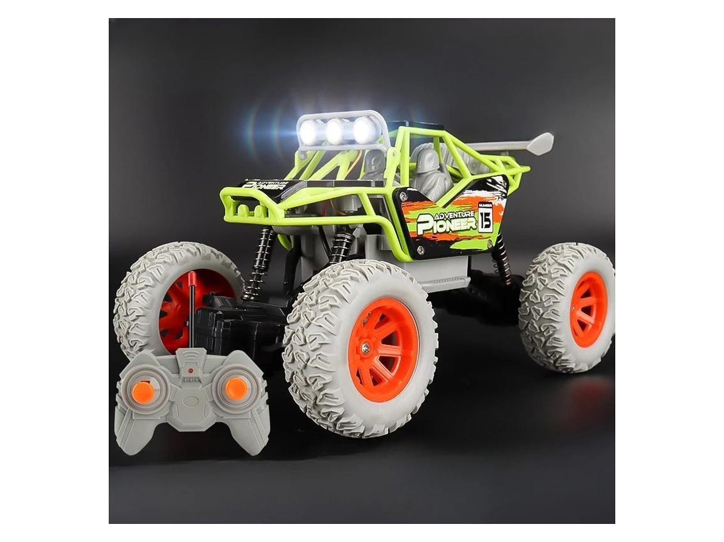 Auto Todoterreno 4x4 Control Remoto Luces Esc 1:20 DBG1622G 6