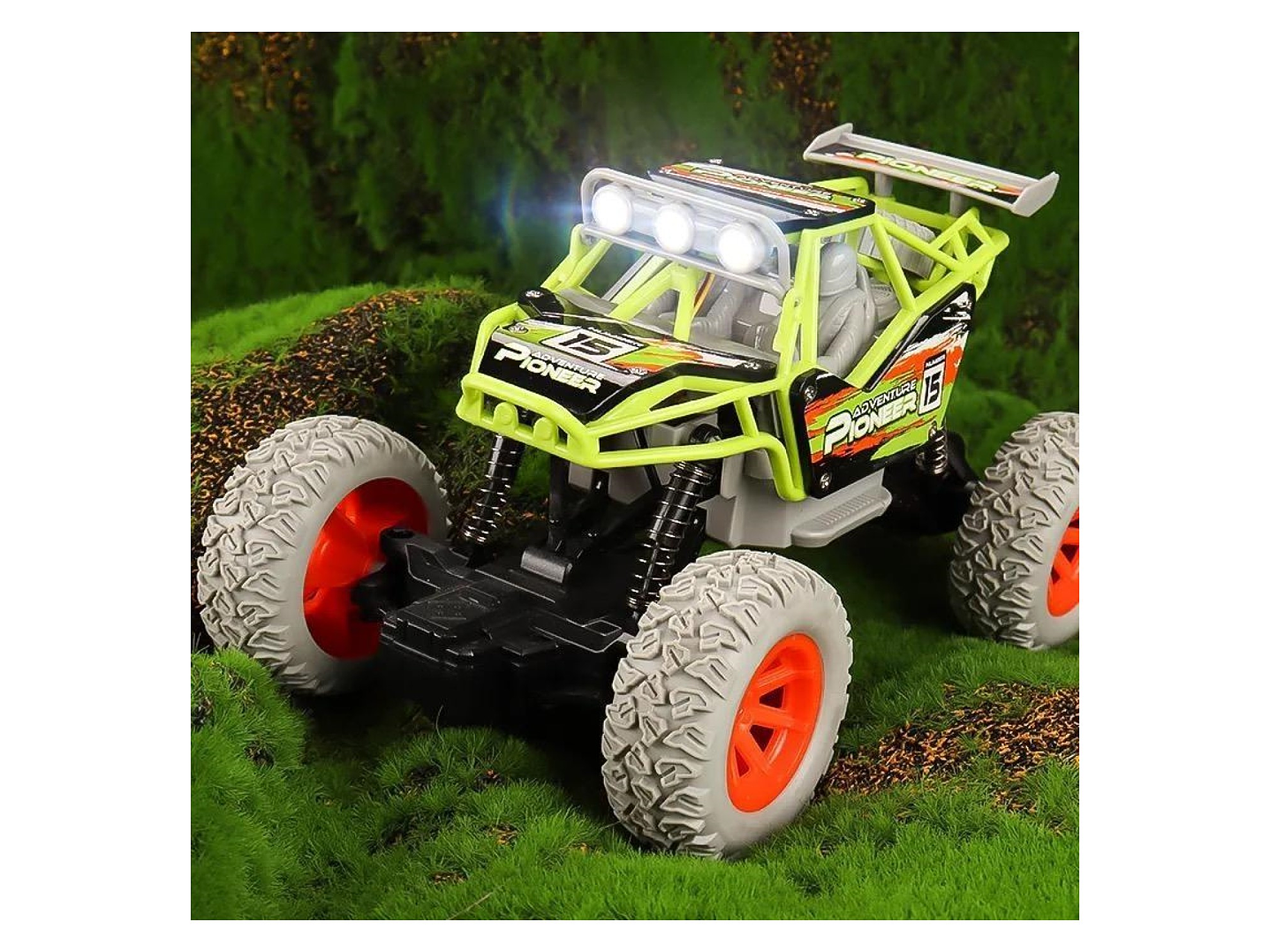 Auto Todoterreno 4x4 Control Remoto Luces Esc 1:20 DBG1622G 7