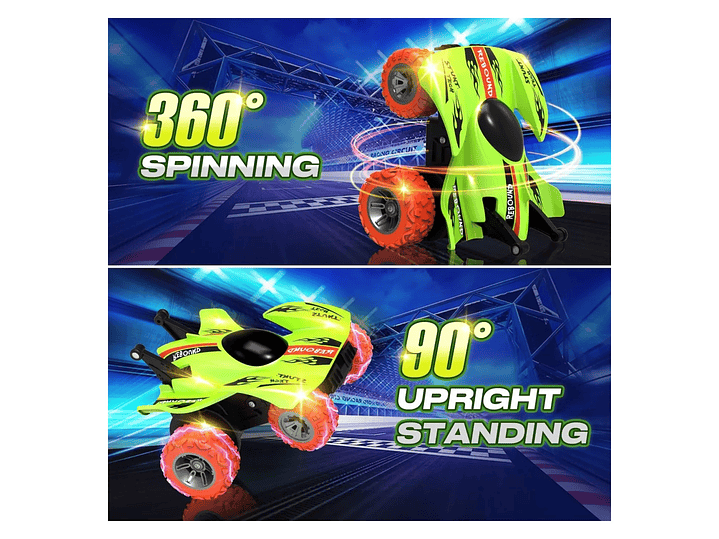 Auto de Acrobacias 360º Control Remoto 4WD 2.4G DBG1582 6