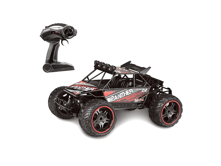 Auto Rally Racer Veloz Control Remoto 2.4G DBG1606R Rojo 1