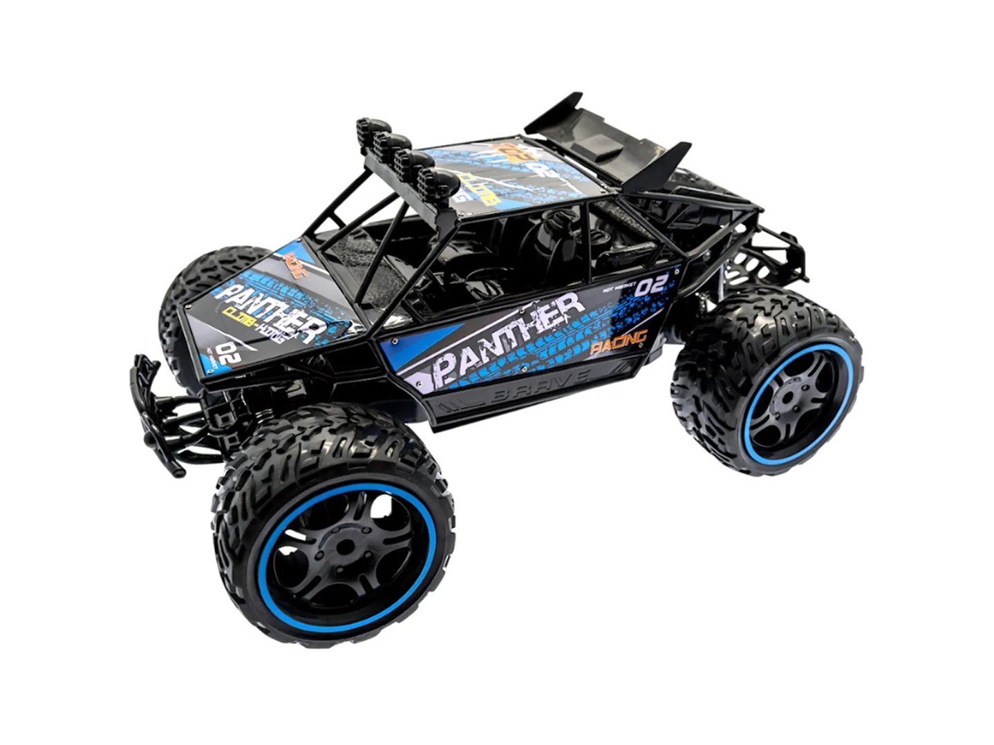 Auto Rally Racer Veloz Control Remoto 2.4G DBG1606BL Azul 3