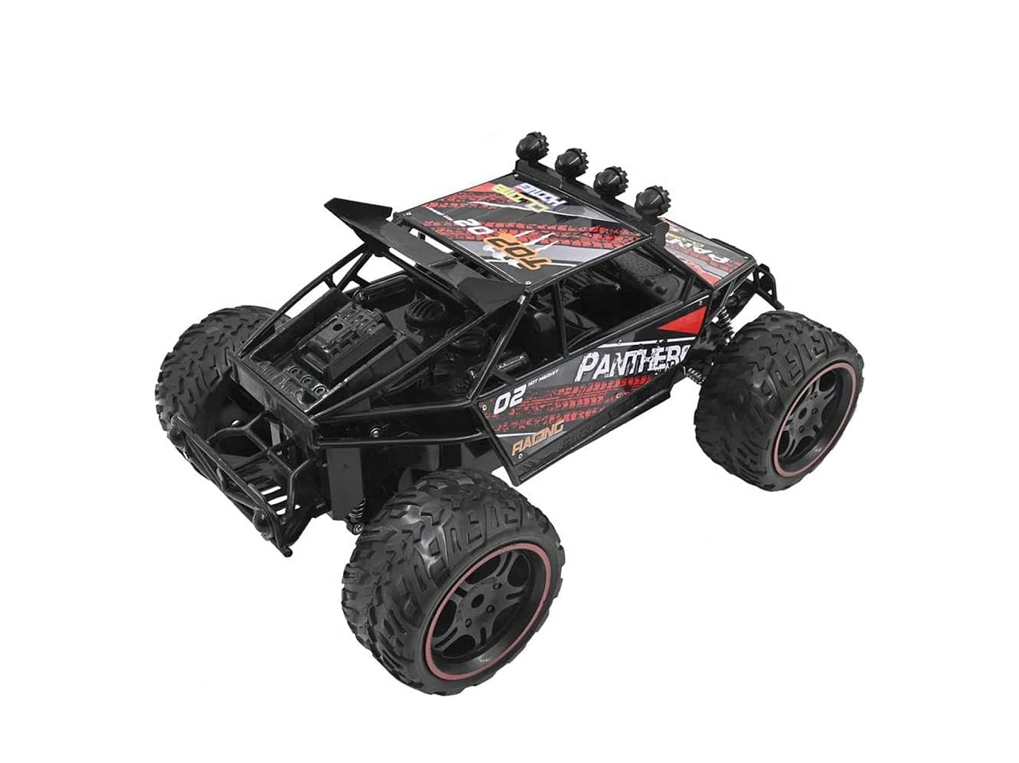 Auto Rally Racer Veloz Control Remoto 2.4G DBG1606R Rojo 2