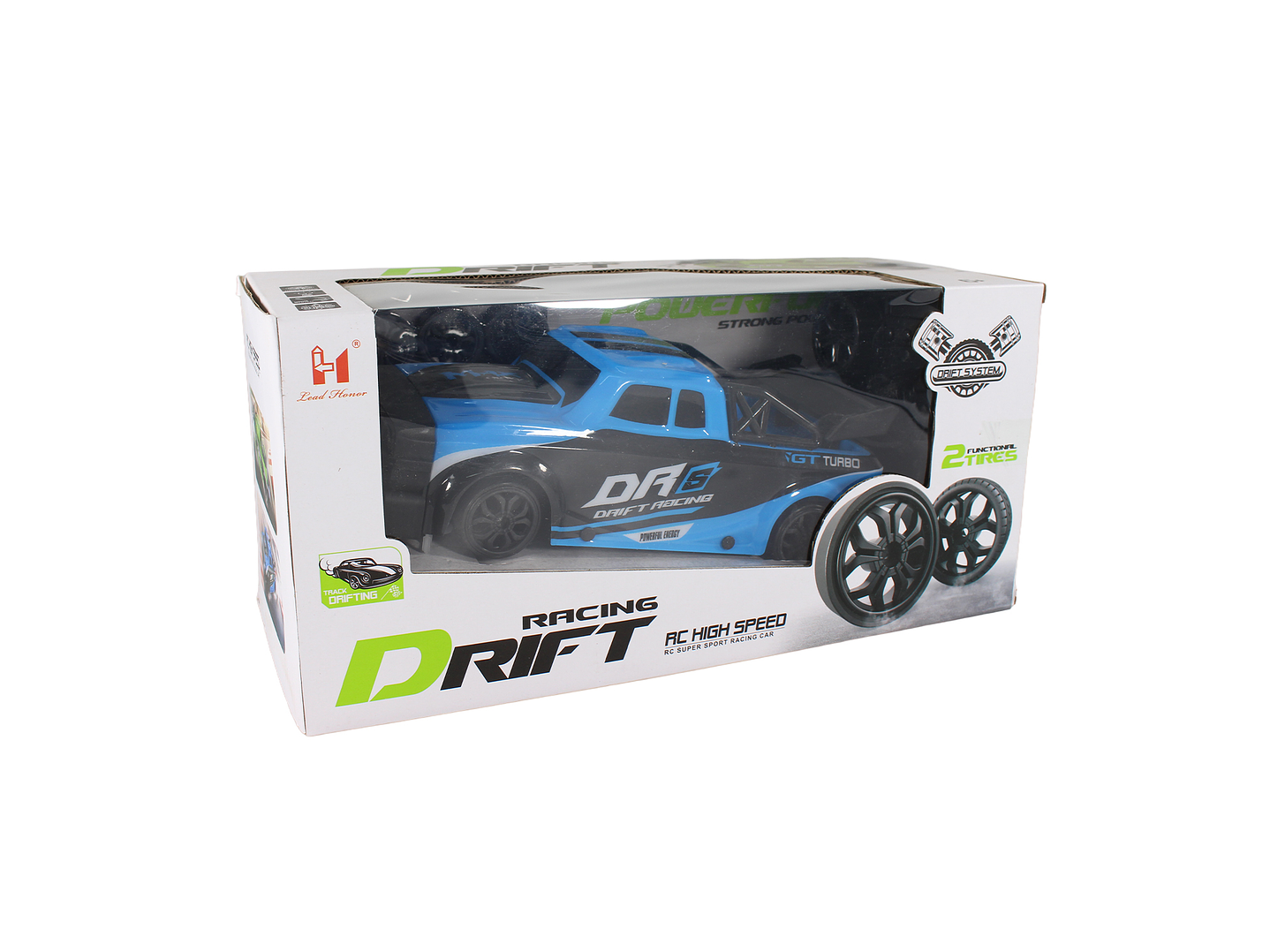 Auto Control Remoto Drift 4 Canales Luces Led Azul DBG1599BL 10