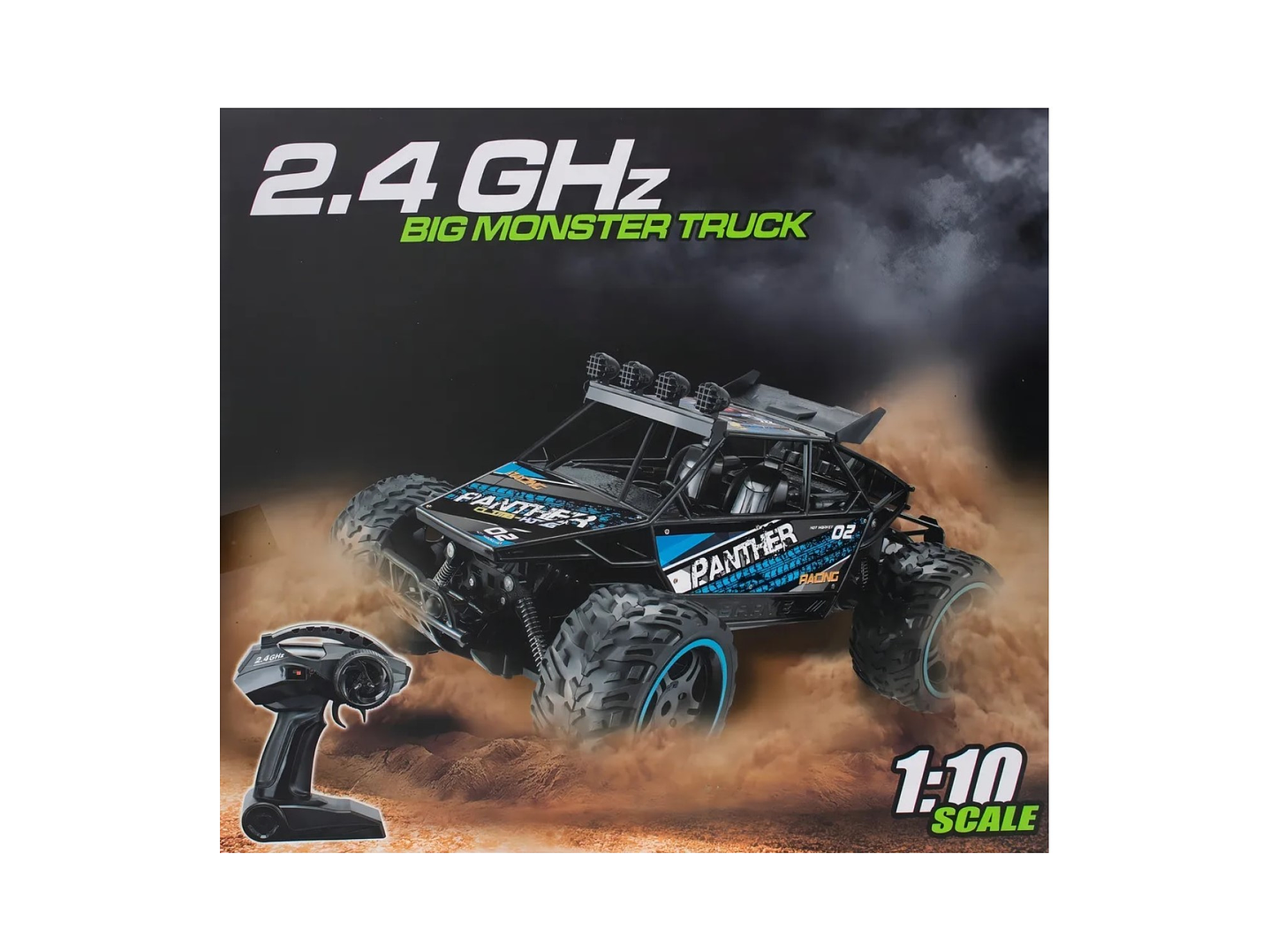 Auto Rally Racer Veloz Control Remoto 2.4G DBG1606BL Azul 5