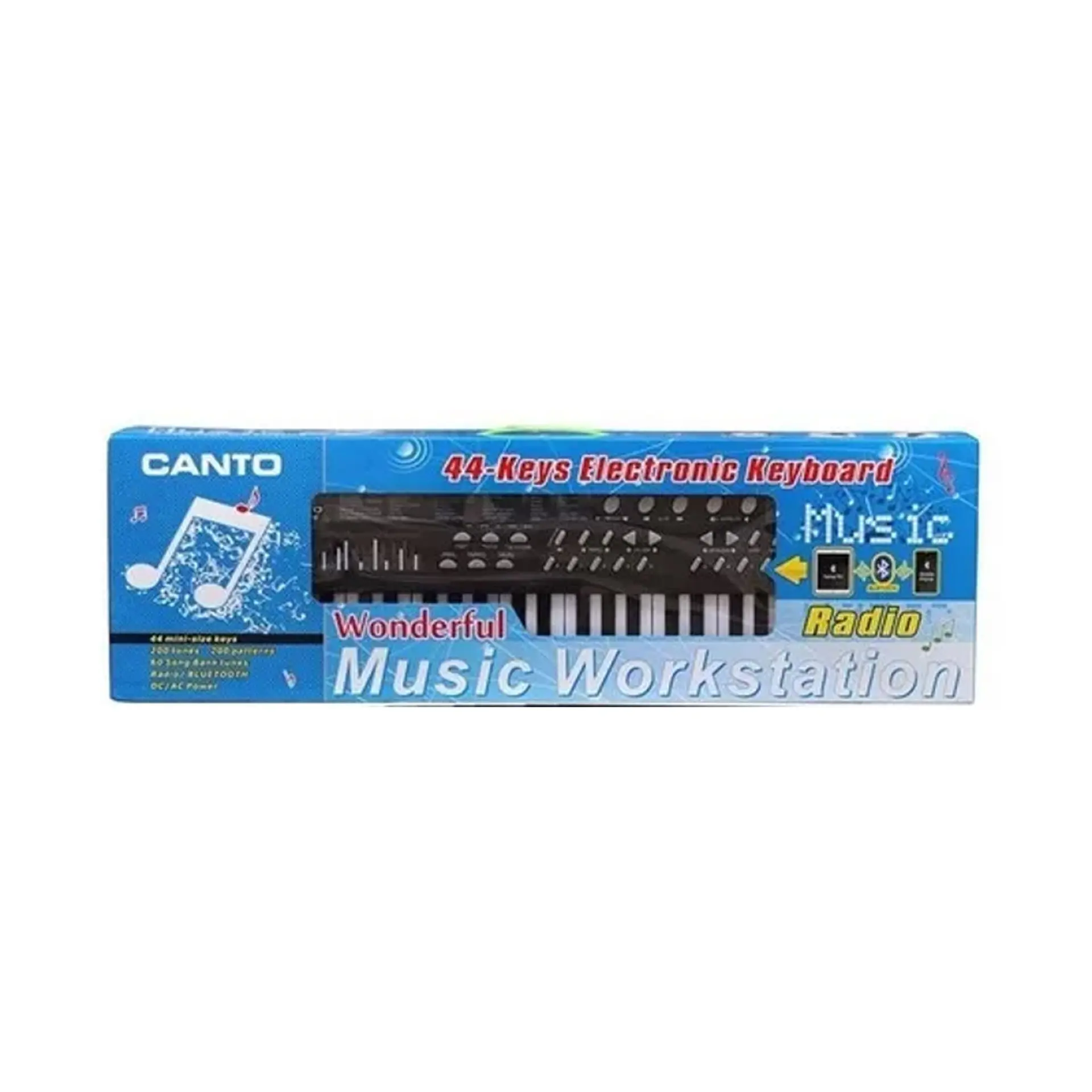 Teclado Electrónico Bluetooth 44 Teclas DBG1464 4