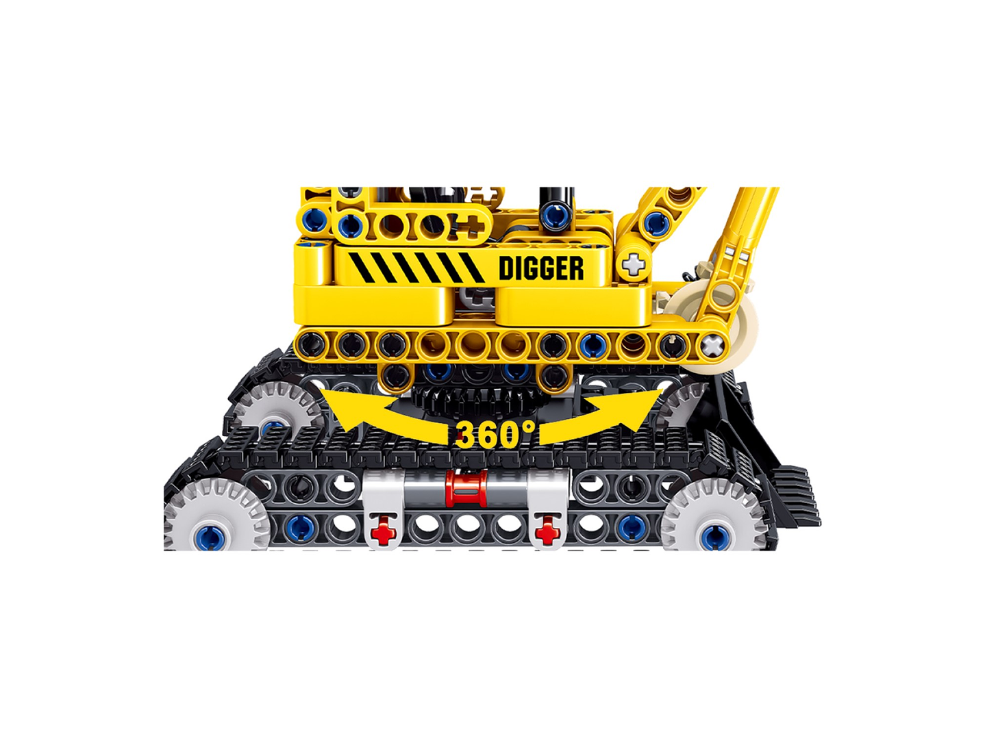 Set Bloques Armables Excavadora 310 Piezas DBG1440 2