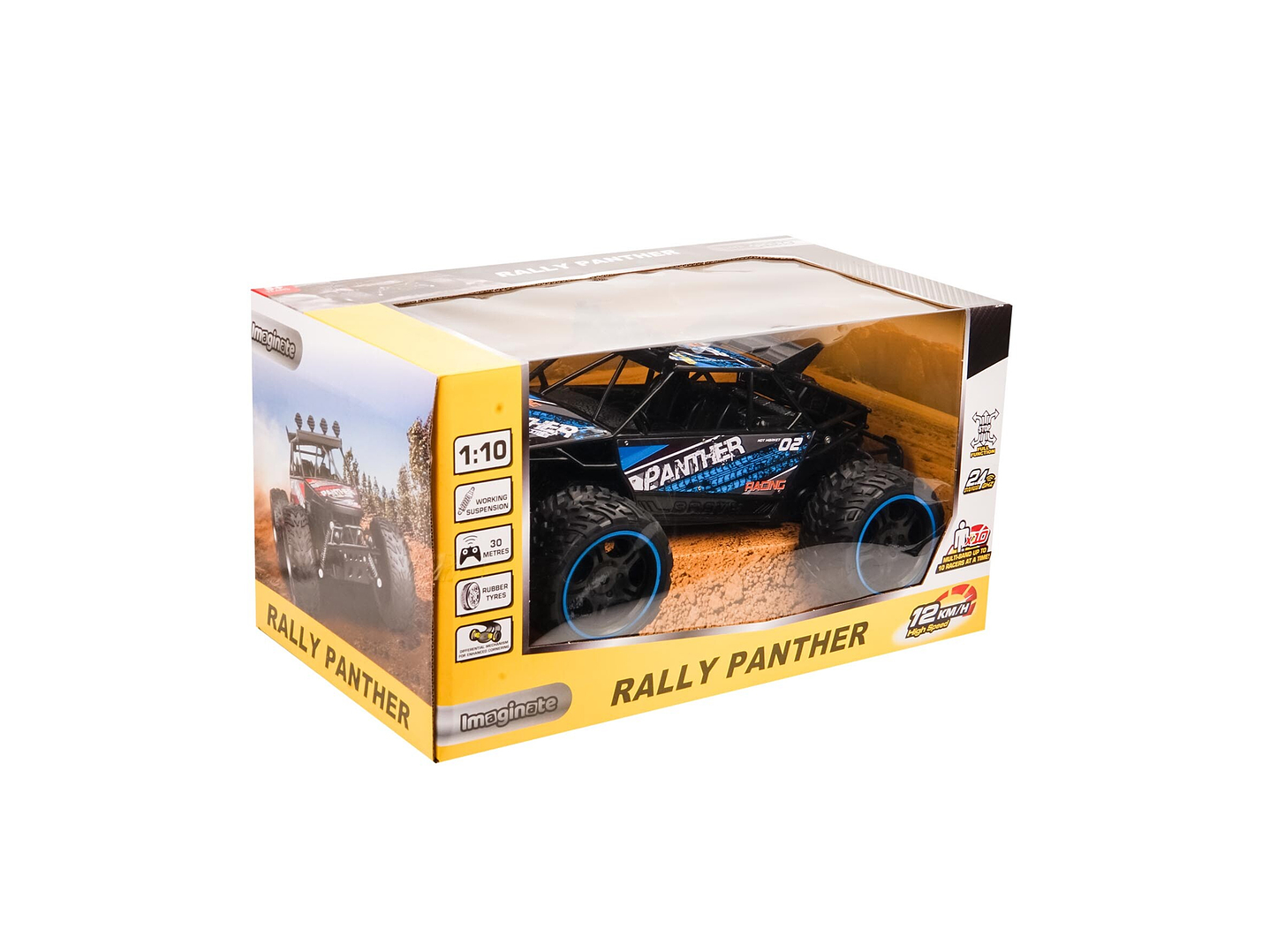 Auto Rally Racer Veloz Control Remoto 2.4G DBG1606BL Azul 7