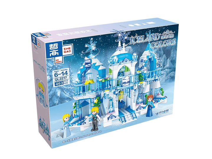 Set Bloques Armables Castillo de Hielo 463 Piezas DBG1539 3