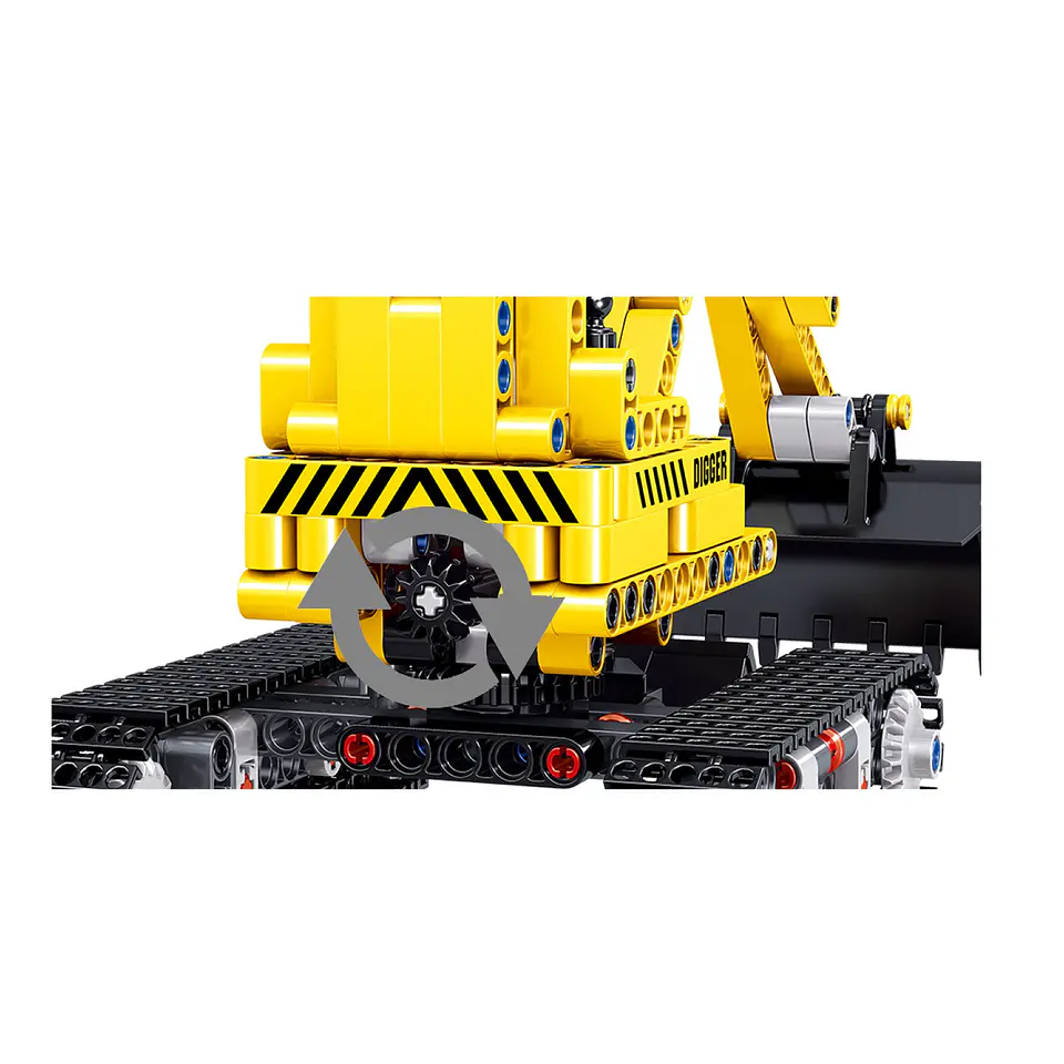 Set Bloques Armables Excavadora 310 Piezas DBG1440 3