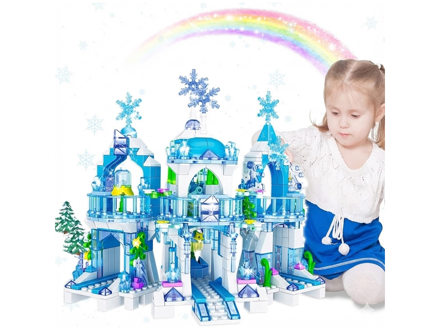 Set Bloques Armables Castillo de Hielo 463 Piezas DBG1539 4