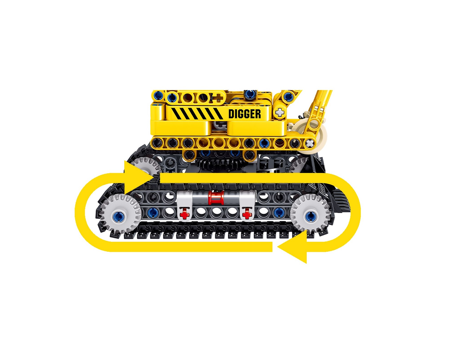 Set Bloques Armables Excavadora 310 Piezas DBG1440 4