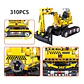 Set Bloques Armables Excavadora 310 Piezas DBG1440 - Miniatura 5