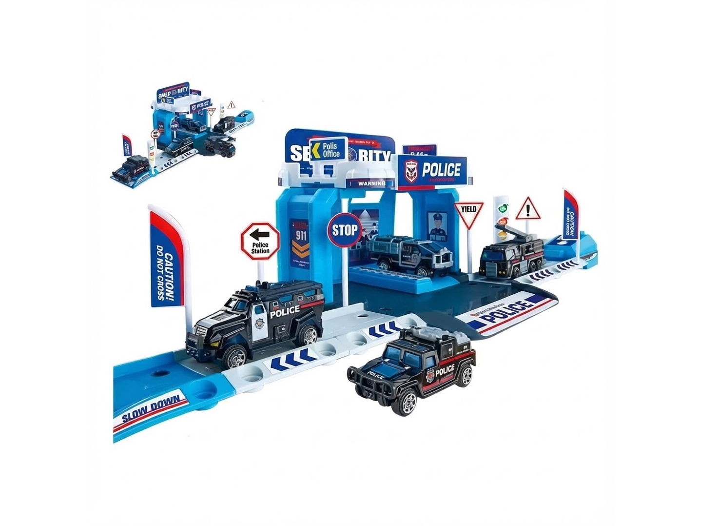 Set Bloques Armables Estación de Policía 29 Pzas DBG1700 1