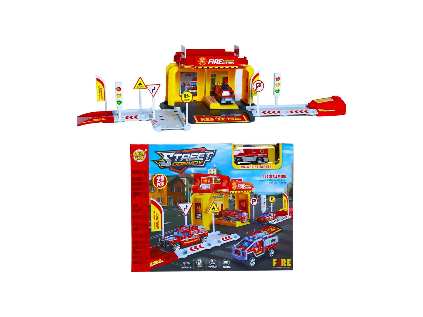 Set bloques Armables Estación de Bomberos 29 Pzs DBG1701 1