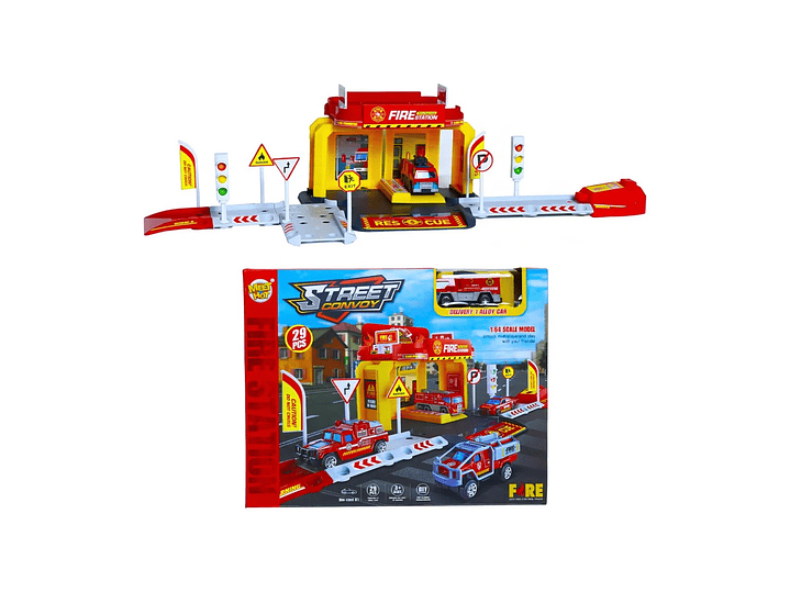 Set bloques Armables Estación de Bomberos 29 Pzs DBG1701 1