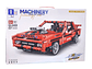 Set Bloques Armables Auto Deportivo Rojo 627 Pzas DBG1445 - Miniatura 5