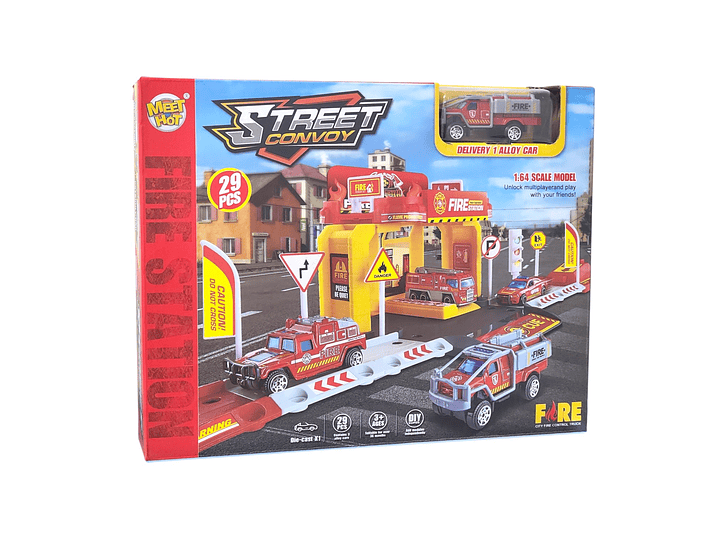 Set bloques Armables Estación de Bomberos 29 Pzs DBG1701 5