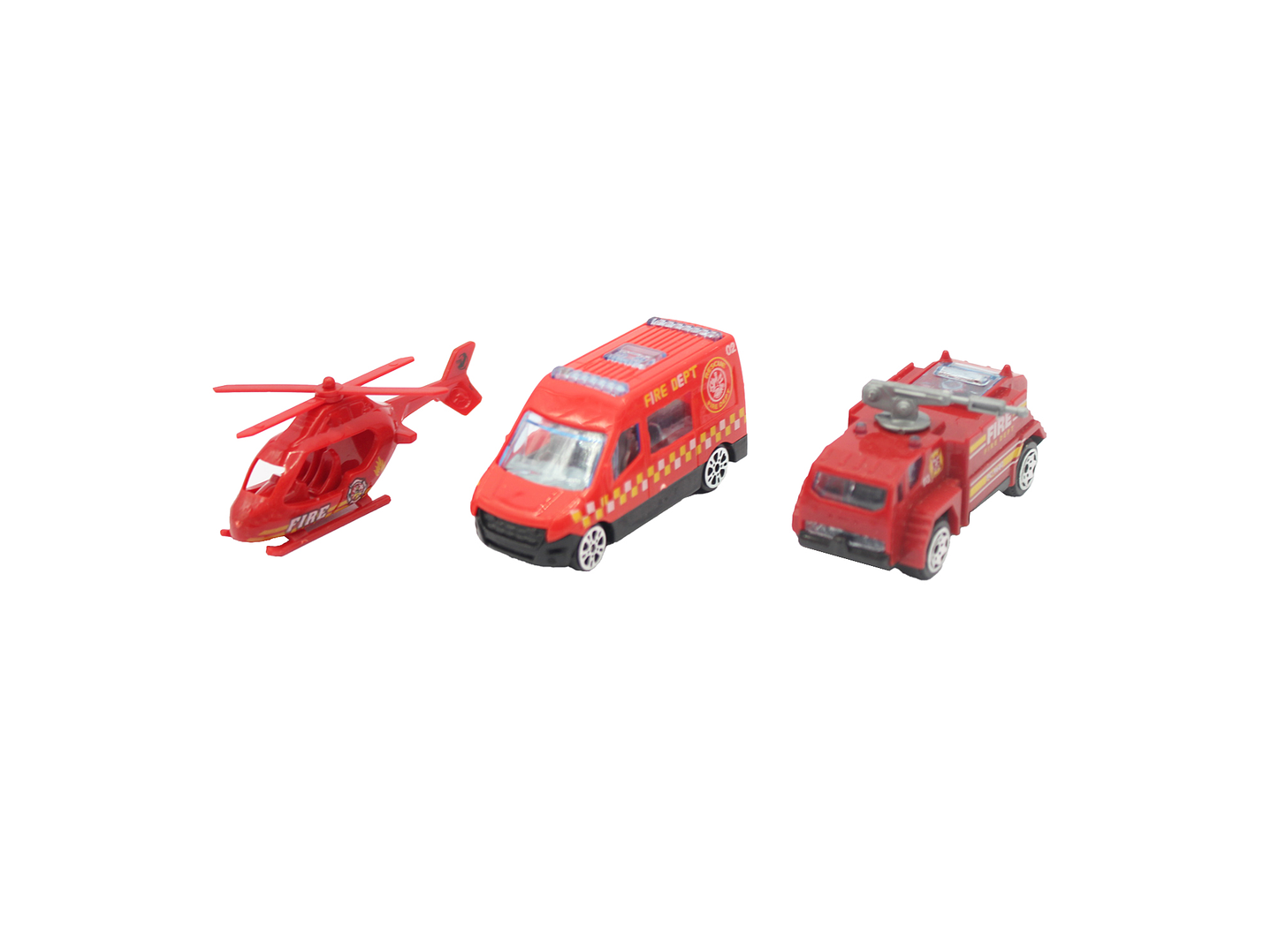 Set Armable Mini Parking Garage de Bombero con Autos DBG1704 3