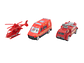 Set Armable Mini Parking Garage de Bombero con Autos DBG1704 - Miniatura 3