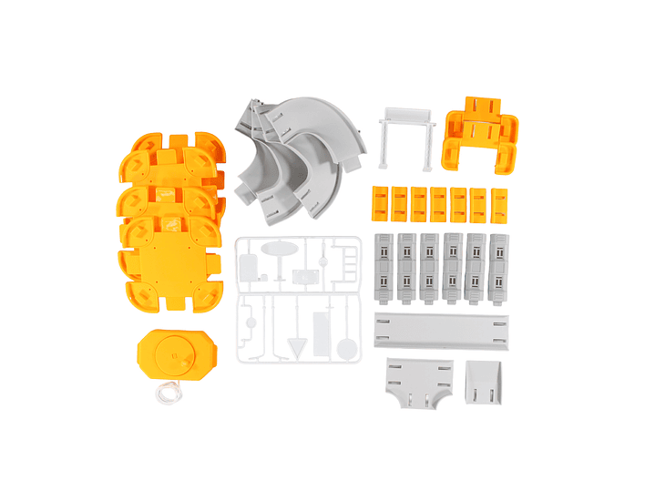 Set Armable Pista Autos 3 Niveles Estación Rescate DBG1702 6