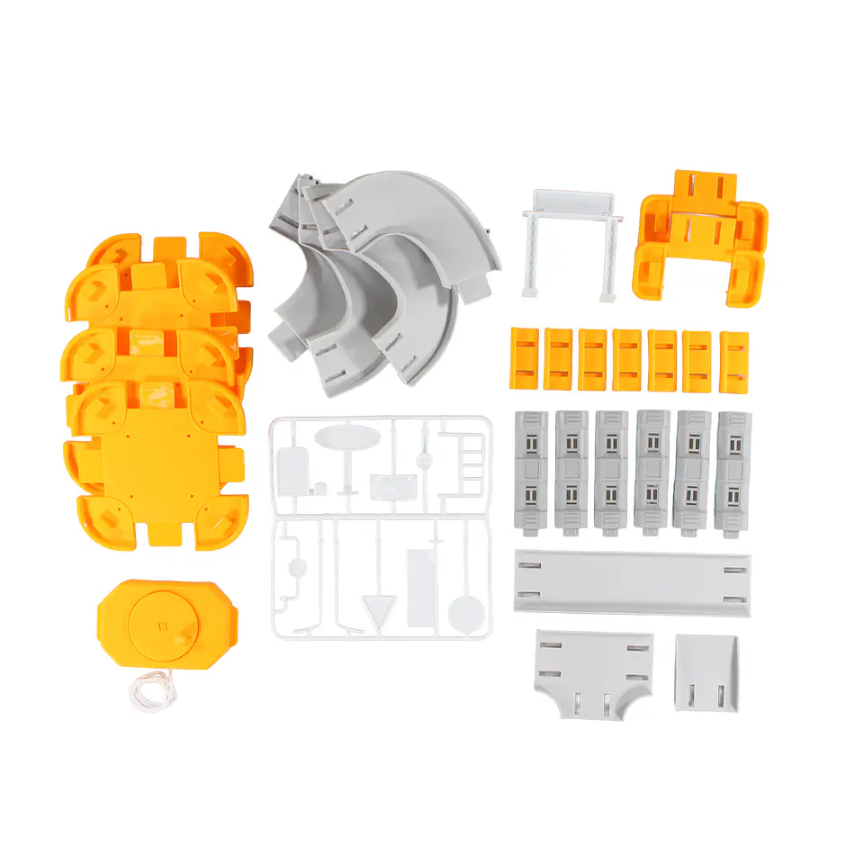 Set Armable Pista Autos 3 Niveles Estación Rescate DBG1702 6