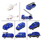Set Armable Pista Autos 3 Niveles Garaje de Policía DBG1703 - Miniatura 4