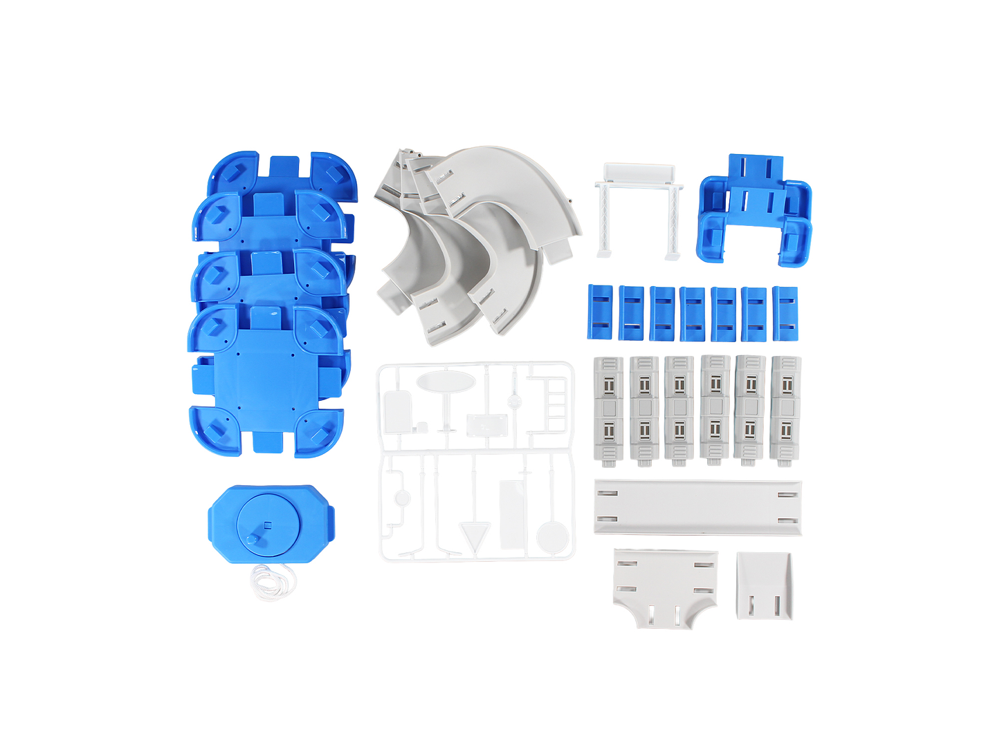 Set Armable Pista Autos 3 Niveles Garaje de Policía DBG1703 6