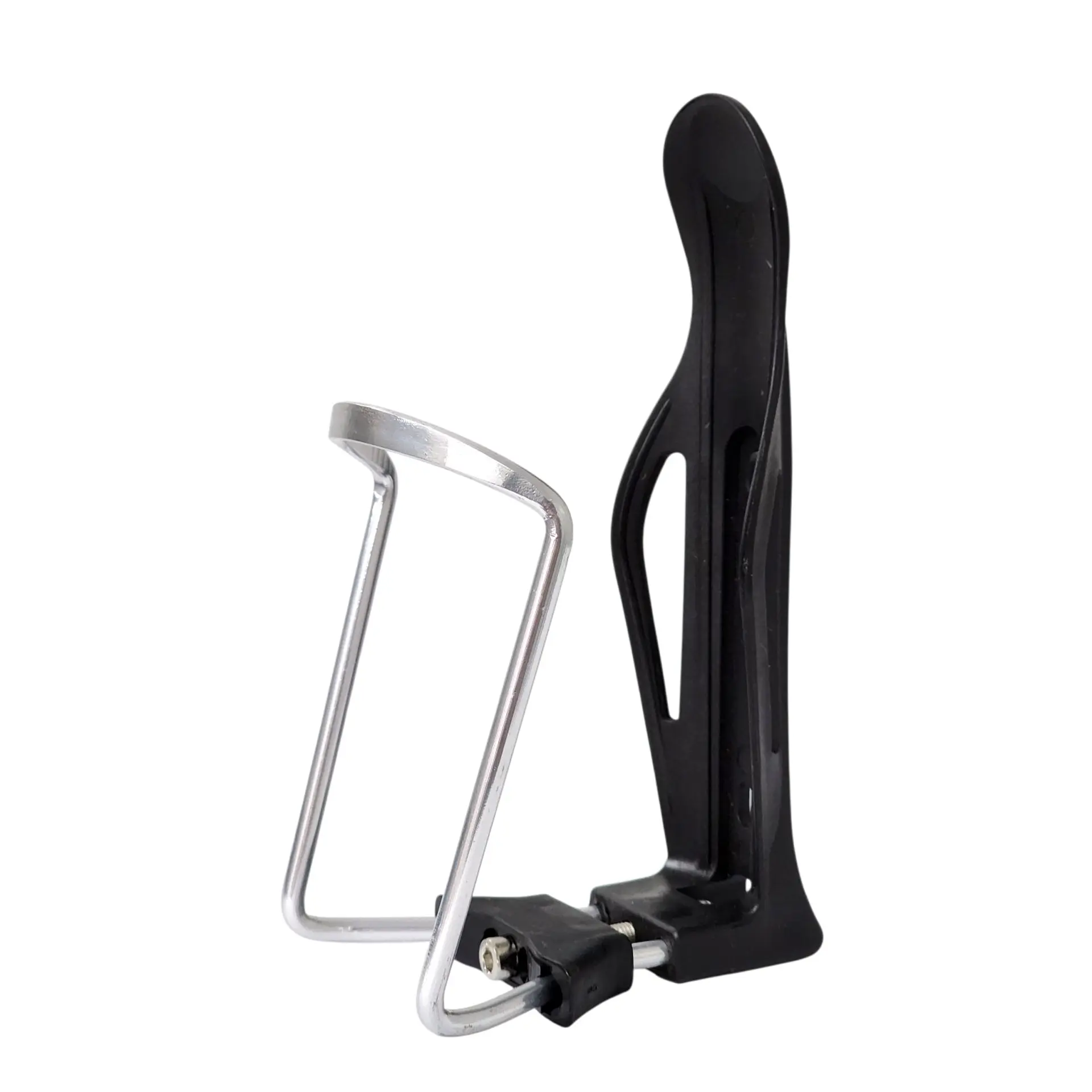 Soporte Porta Botella Ajustable para Bicicleta e18001 Plata 2