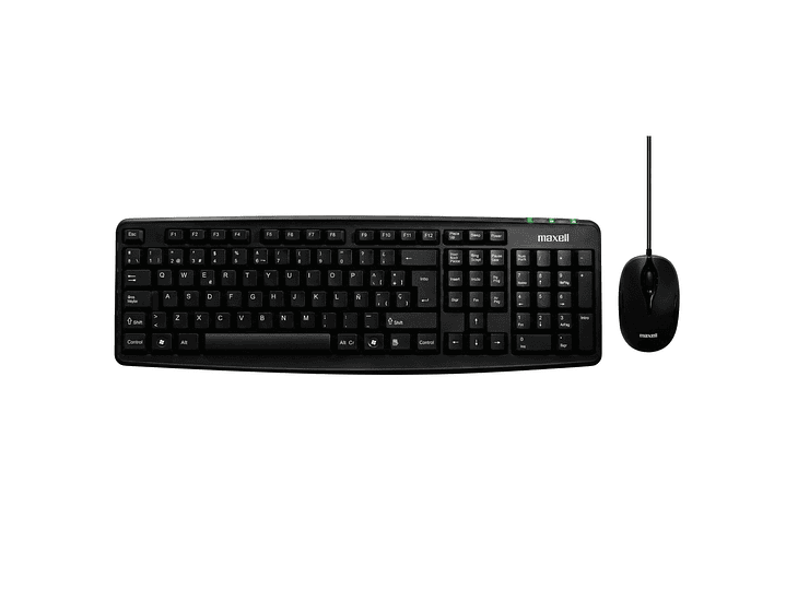 Kit Combo Teclado y Mouse USB Maxell WRKBC-10 1