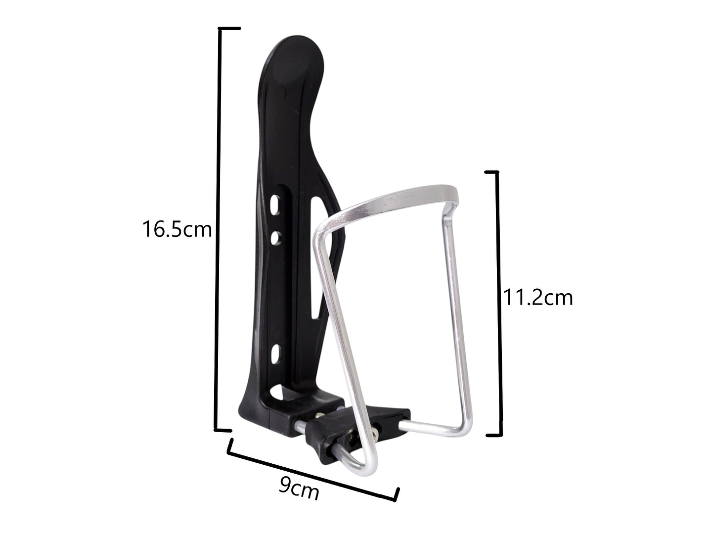 Soporte Porta Botella Ajustable para Bicicleta e18001 Plata 6