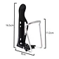 Soporte Porta Botella Ajustable para Bicicleta e18001 Plata - Miniatura 6