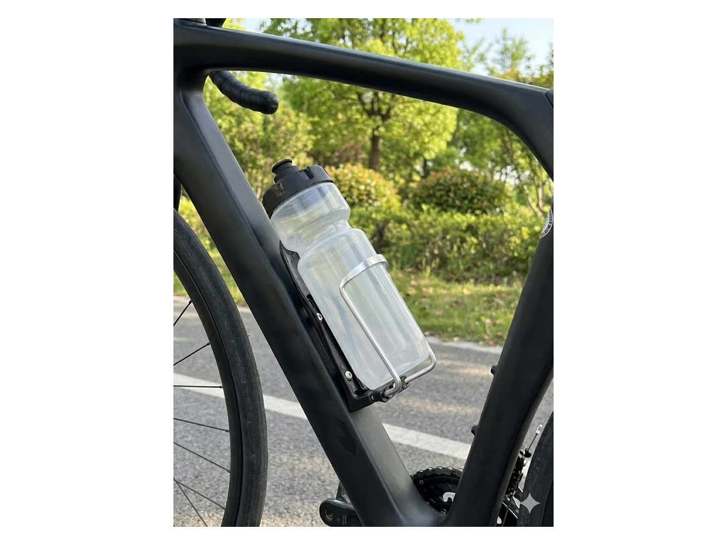 Soporte Porta Botella Ajustable para Bicicleta e18001 Plata 7