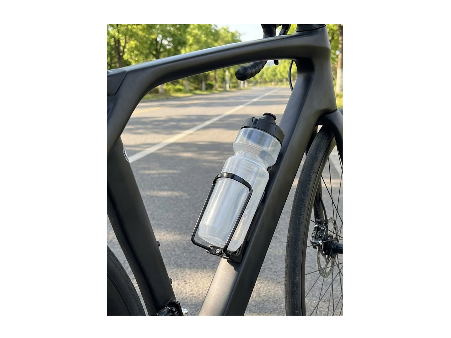 Soporte Porta Botella Ajustable para Bicicleta e18001 Negro 6