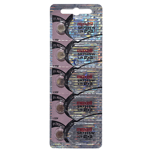 Pack 5 Pilas SR731SW (329) 1.55v Maxell Tipo Botón Holograma
