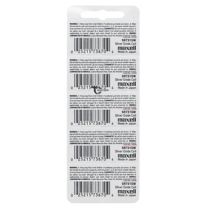 Pack 5 Pilas SR731SW (329) 1.55v Maxell Tipo Botón Holograma