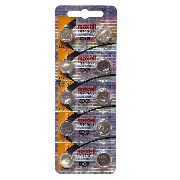 Pack 10 Pilas LR1130 (AG10) 1.5V Maxell
