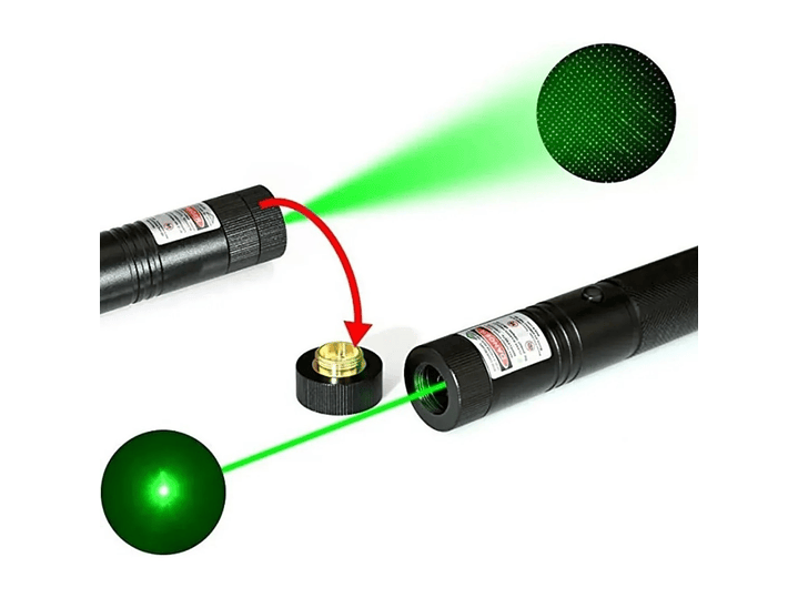 Puntero Láser Portátil Verde 532nm Con Bloqueo Por Llave 8