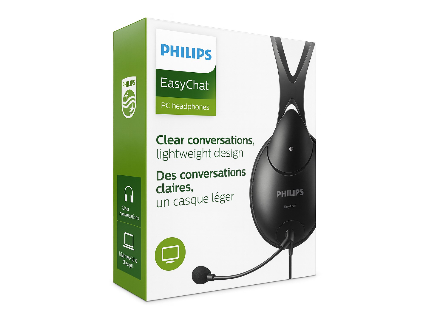 Audífonos Philips SHM1900/00 con Micrófono para PC Negro 3