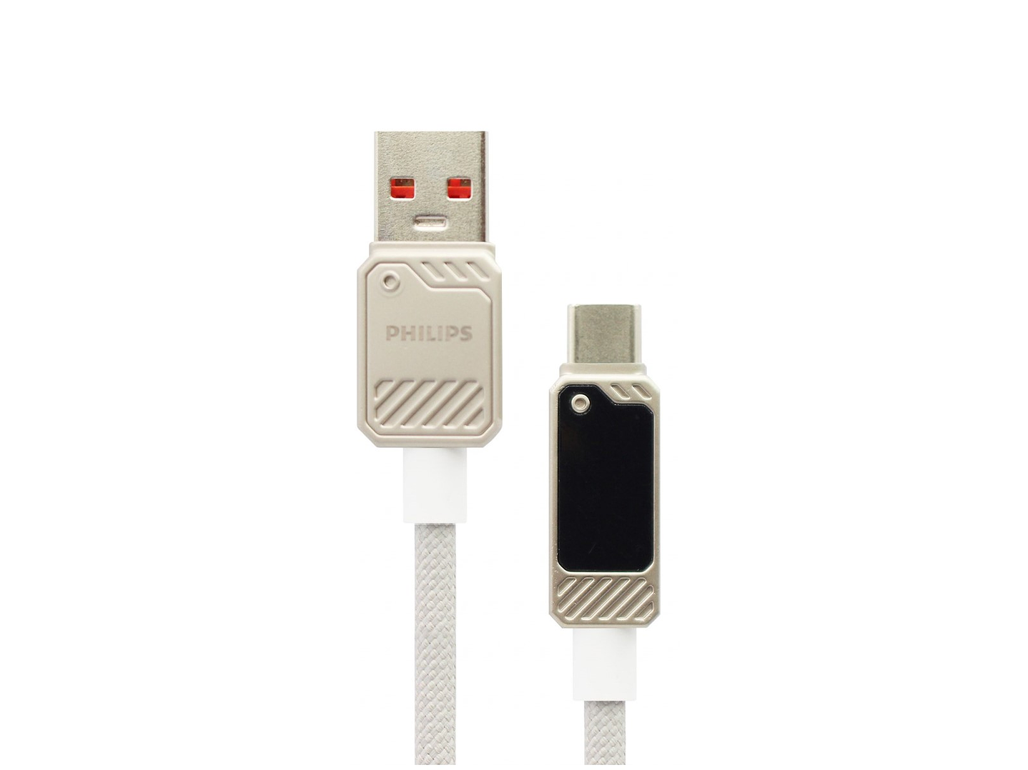 Cable USB-A a Tipo-C Philips DLC5011AW 1 mt Blanco 1