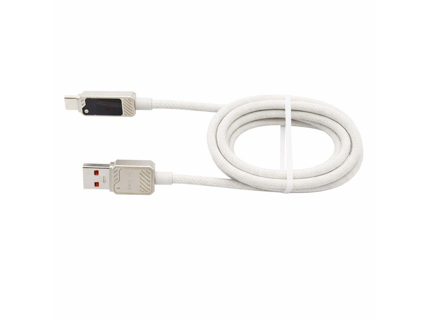 Cable USB-A a Tipo-C Philips DLC5011AW 1 mt Blanco 3
