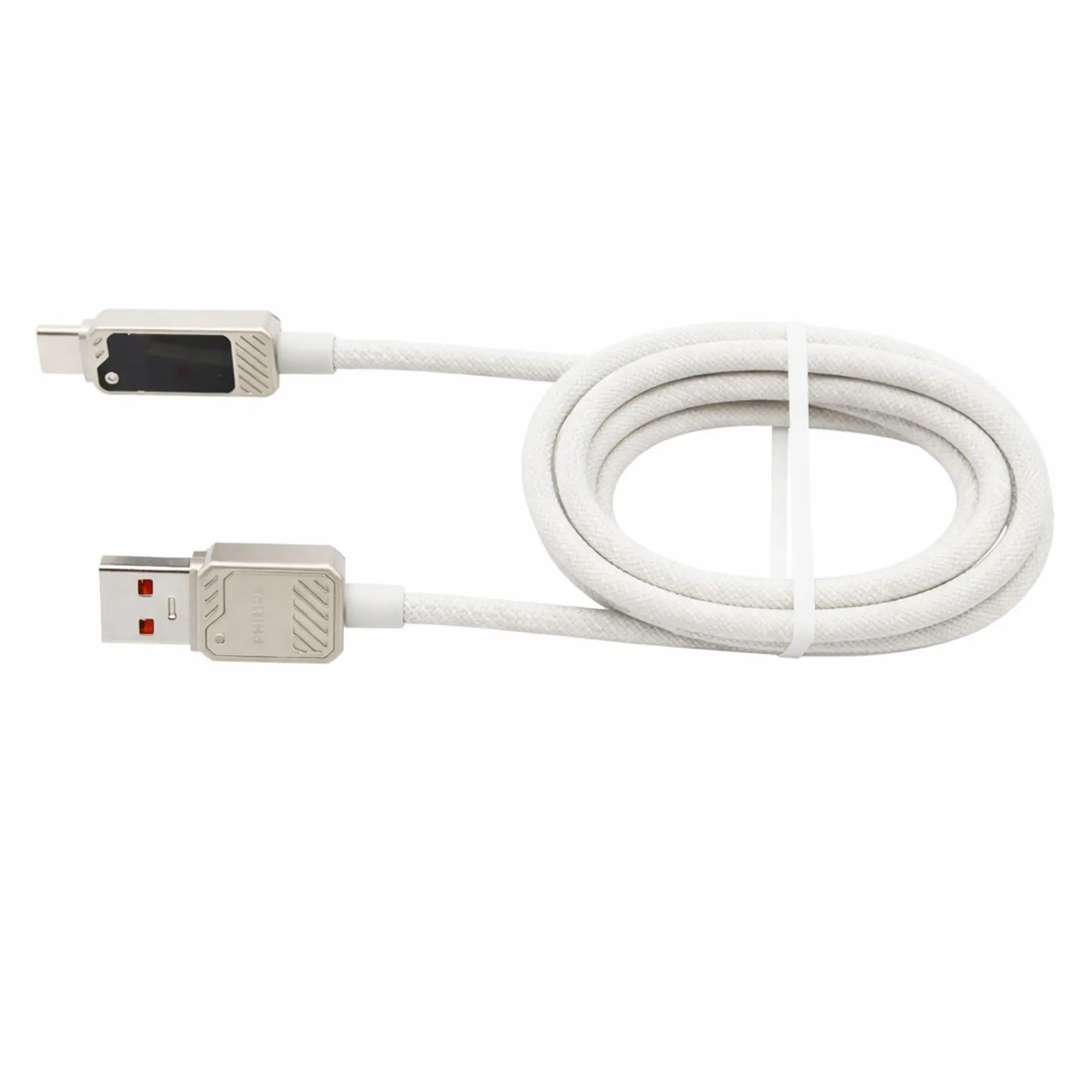 Cable USB-A a Tipo-C Philips DLC5011AW 1 mt Blanco 3